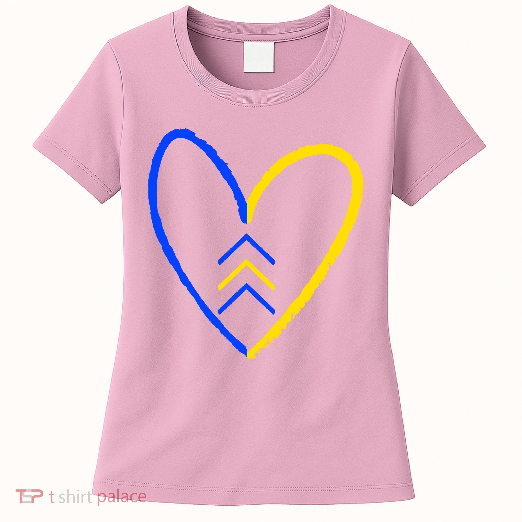 Down Syndrome Heart Arrow Women's T-Shirt