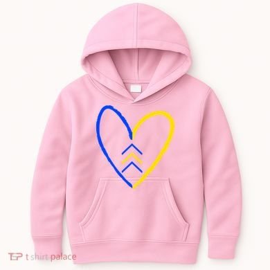 Down Syndrome Heart Arrow Kids Hoodie
