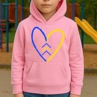 Down Syndrome Heart Arrow Kids Hoodie thumb 2