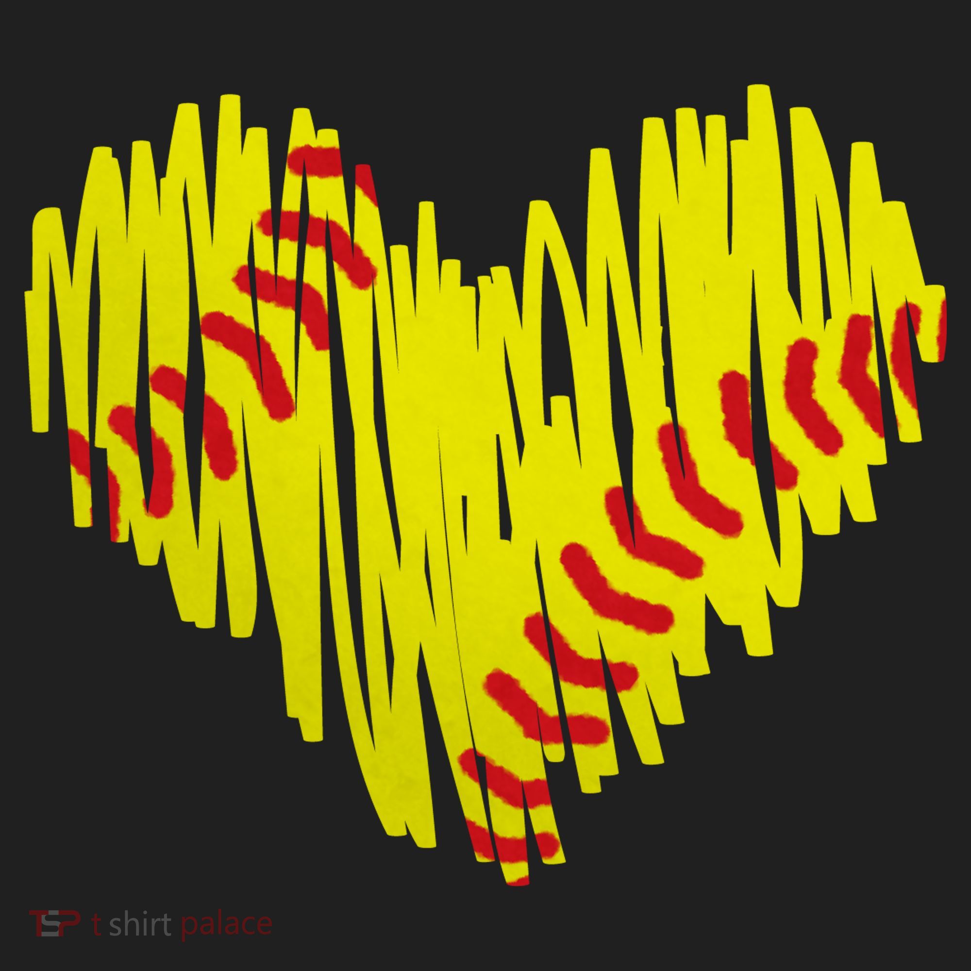 Distressed Softball Heart Beanie