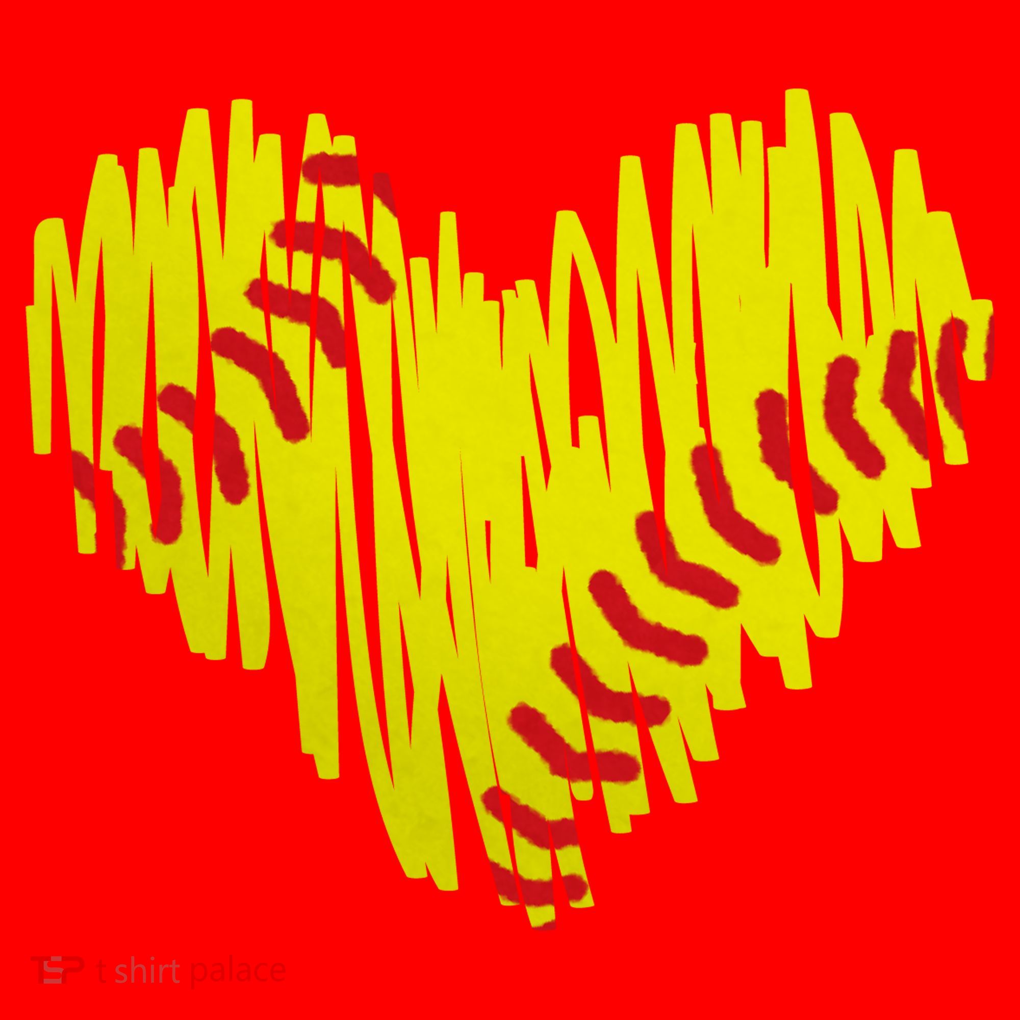 Distressed Softball Heart Santa Hat