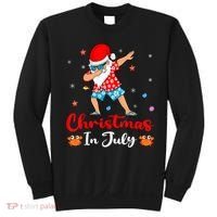 Dabbing Santa Hawaiian Xmas Summer Christmas In July Sweatshirt thumb 0