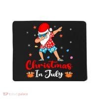 Dabbing Santa Hawaiian Xmas Summer Christmas In July Mousepad thumb 0