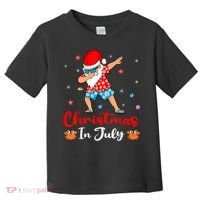 Dabbing Santa Hawaiian Xmas Summer Christmas In July Toddler T-Shirt thumb 0