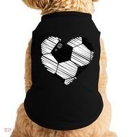 Distressed Soccer Heart Doggie Tank thumb 0