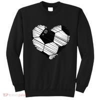 Distressed Soccer Heart Sweatshirt thumb 0
