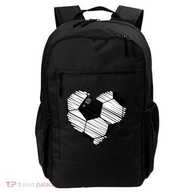 Distressed Soccer Heart Backpack