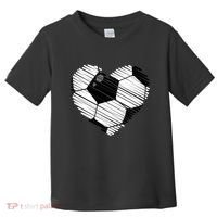 Distressed Soccer Heart Toddler T-Shirt thumb 0