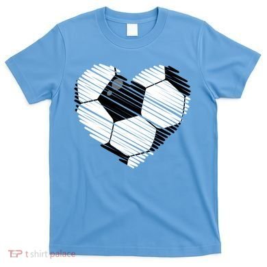 Distressed Soccer Heart T-Shirt