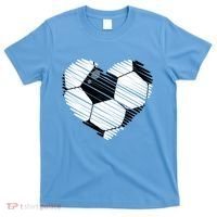 Distressed Soccer Heart T-Shirt thumb 0