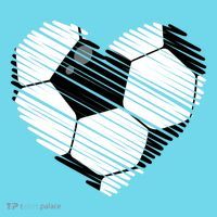 Distressed Soccer Heart Kids T-Shirt thumb 4