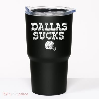 Dallas Sucks Helmet Tumbler