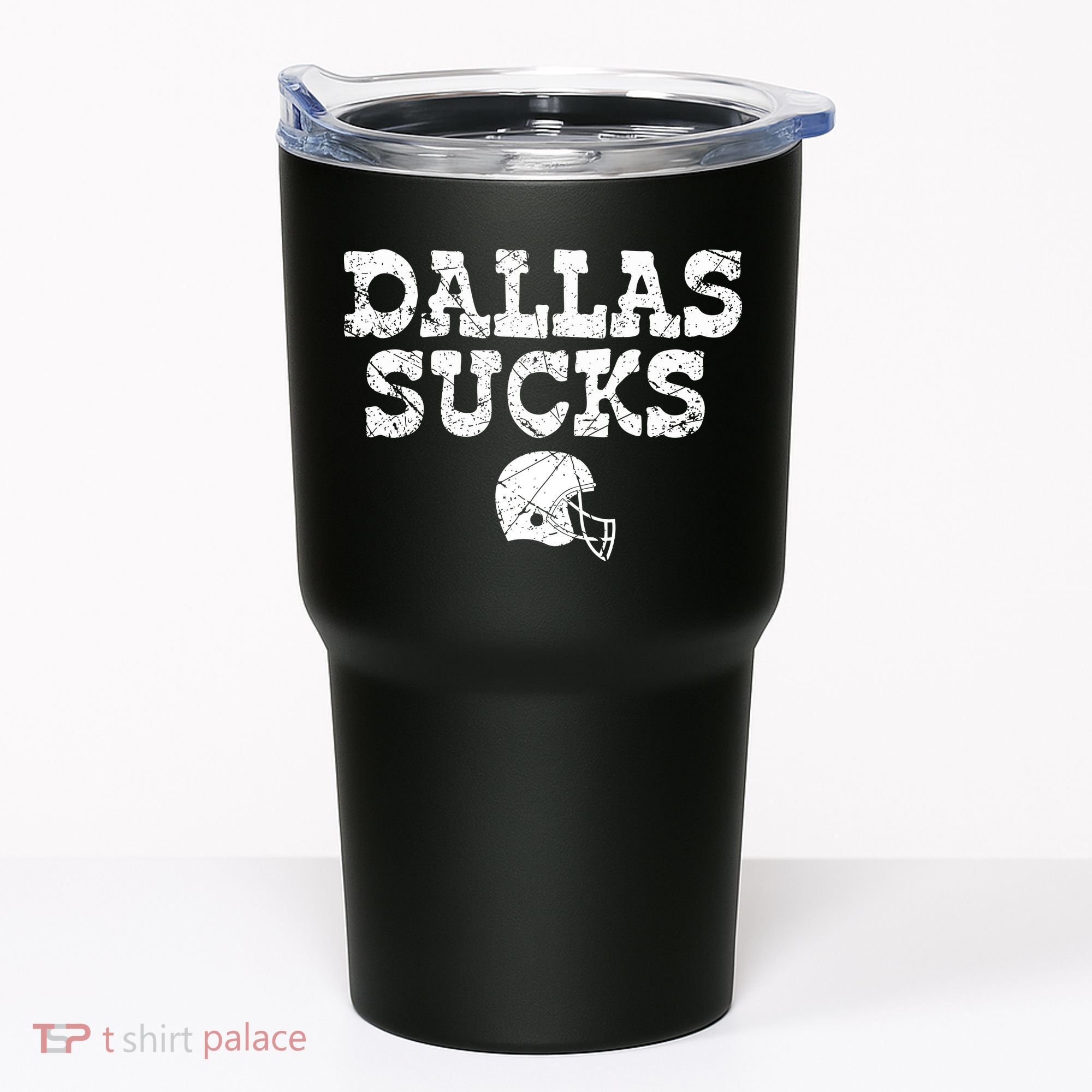 Dallas Sucks Helmet Tumbler