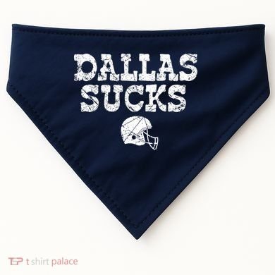 Dallas Sucks Helmet USA-Made Doggie Bandana