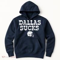 Dallas Sucks Helmet Hoodie thumb 0