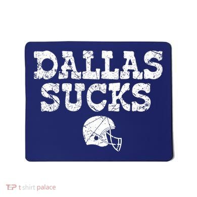 Dallas Sucks Helmet Mousepad