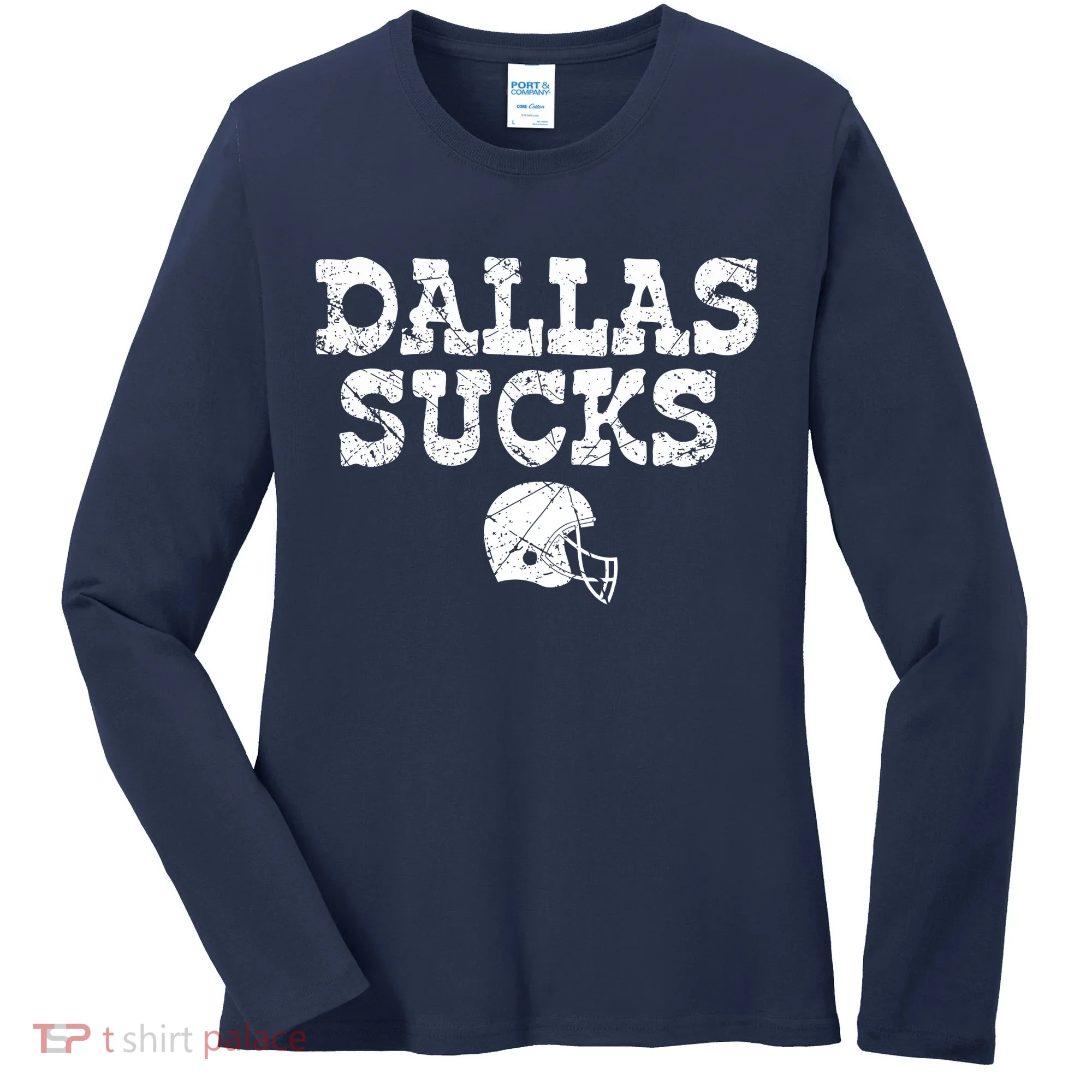 Dallas Sucks Helmet Women's Long Sleeve Shirt