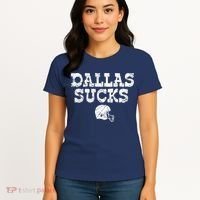 Dallas Sucks Helmet Women's T-Shirt thumb 4
