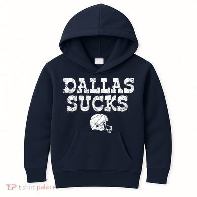 Dallas Sucks Helmet Kids Hoodie