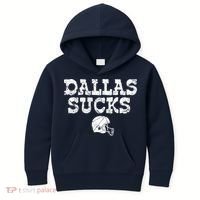 Dallas Sucks Helmet Kids Hoodie thumb 0