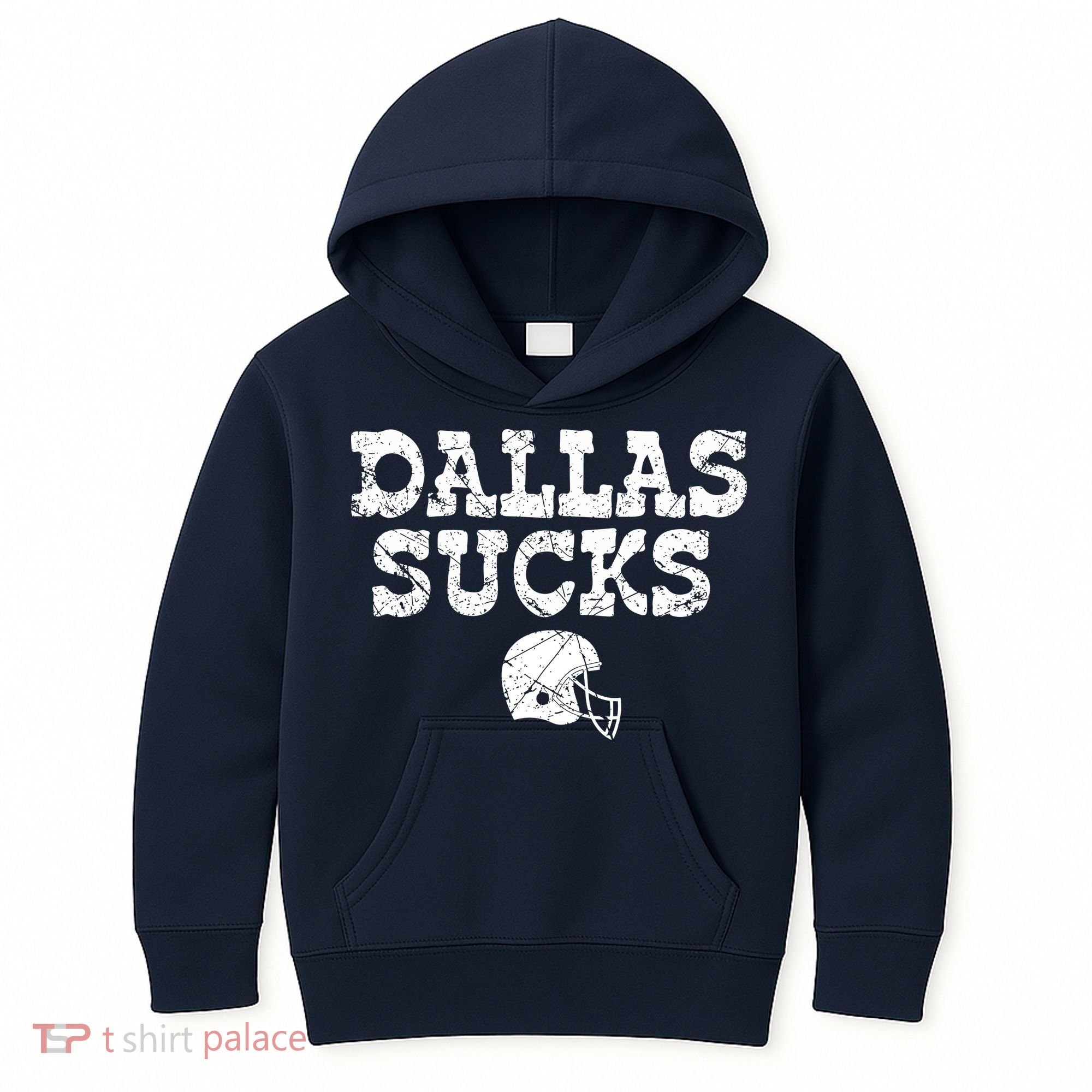 Dallas Sucks Helmet Kids Hoodie