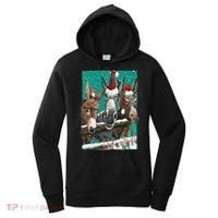 Donkey Santa Hat Donkey Lover Cute Donkey Christmas Women's Hoodie thumb 0