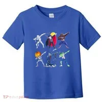 Dabbing Skeleton Halloween Monsters Dracula Ghost Ideas Gift Toddler T-Shirt thumb 0