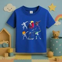 Dabbing Skeleton Halloween Monsters Dracula Ghost Ideas Gift Toddler T-Shirt thumb 3