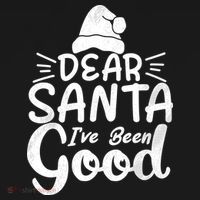 Dear Santa I've Been Good Christmas Coaster thumb 2