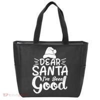 Dear Santa I've Been Good Christmas Tote Bag thumb 0