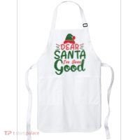 Dear Santa I've Been Good Christmas Apron thumb 0