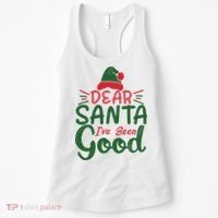 Dear Santa I've Been Good Christmas Women's Tank Top thumb 0