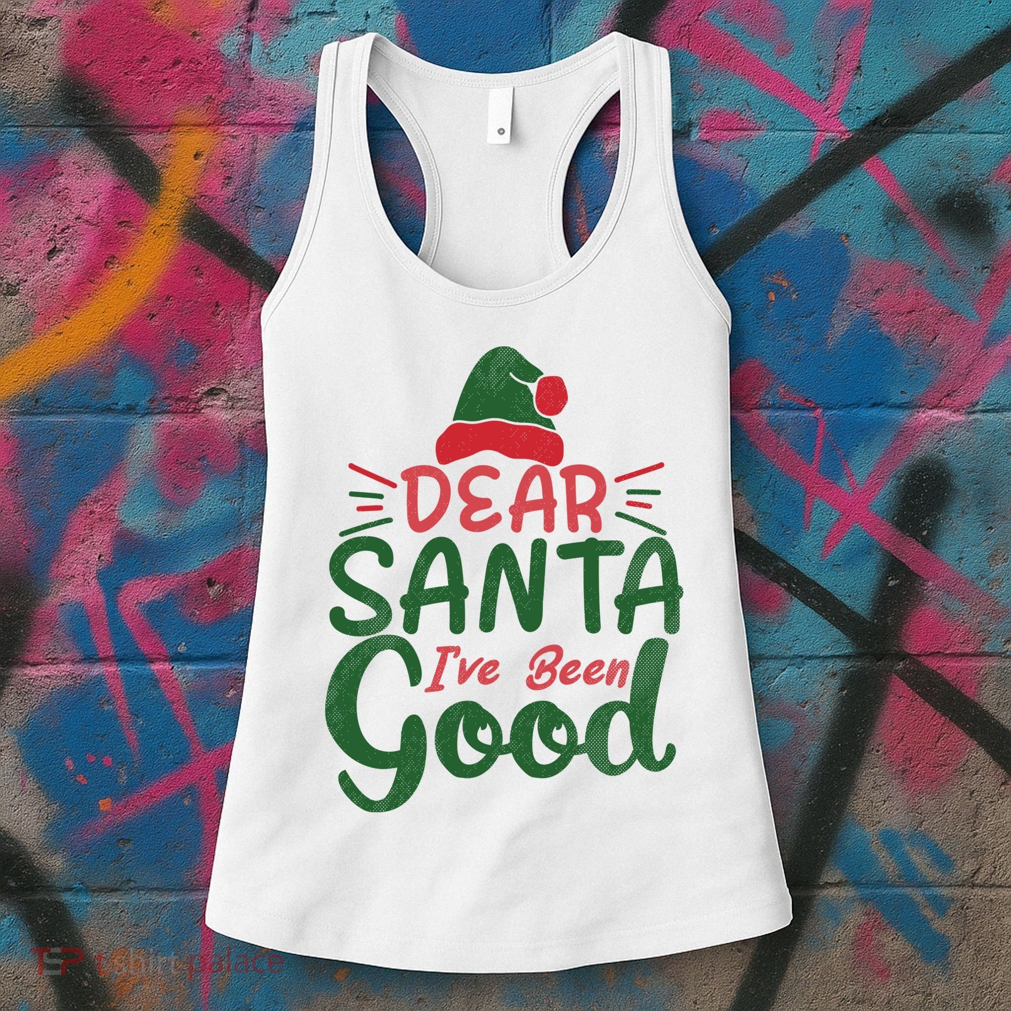 Dear Santa I've Been Good Christmas Women's Tank Top