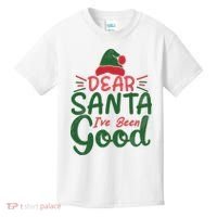 Dear Santa I've Been Good Christmas Kids T-Shirt thumb 0