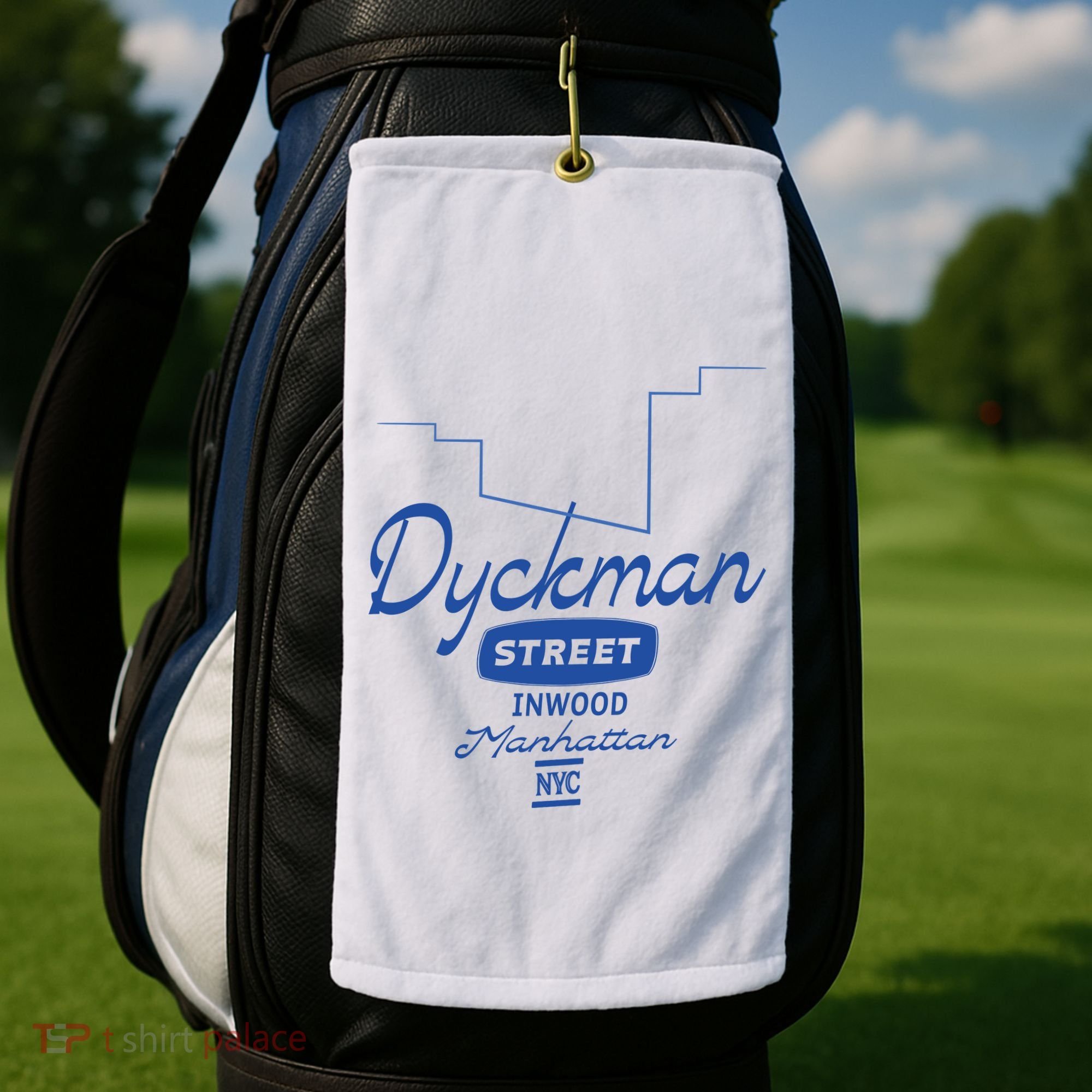 Dyckman Street Inwood Manhattan Golf Towel