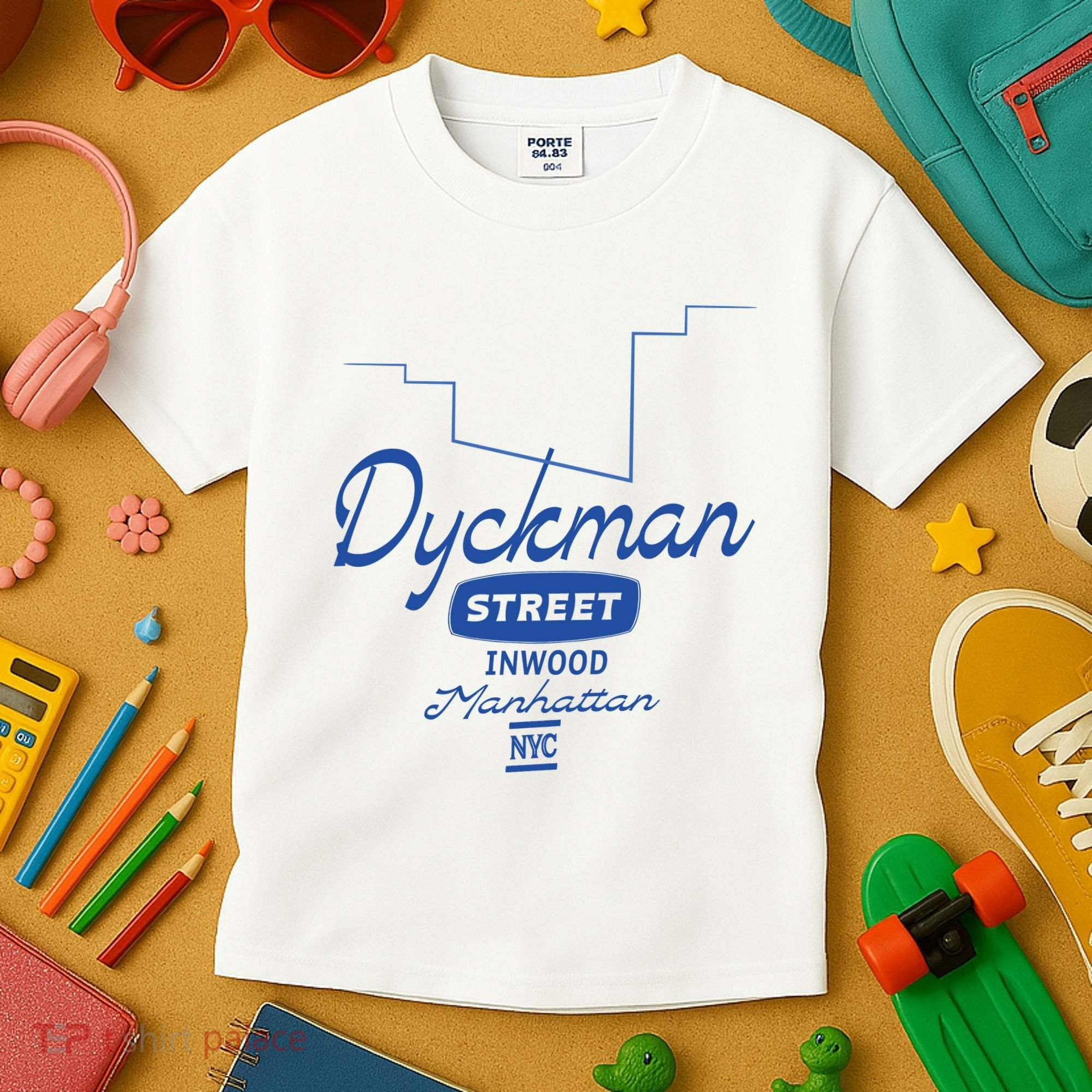 Dyckman Street Inwood Manhattan Kids T-Shirt