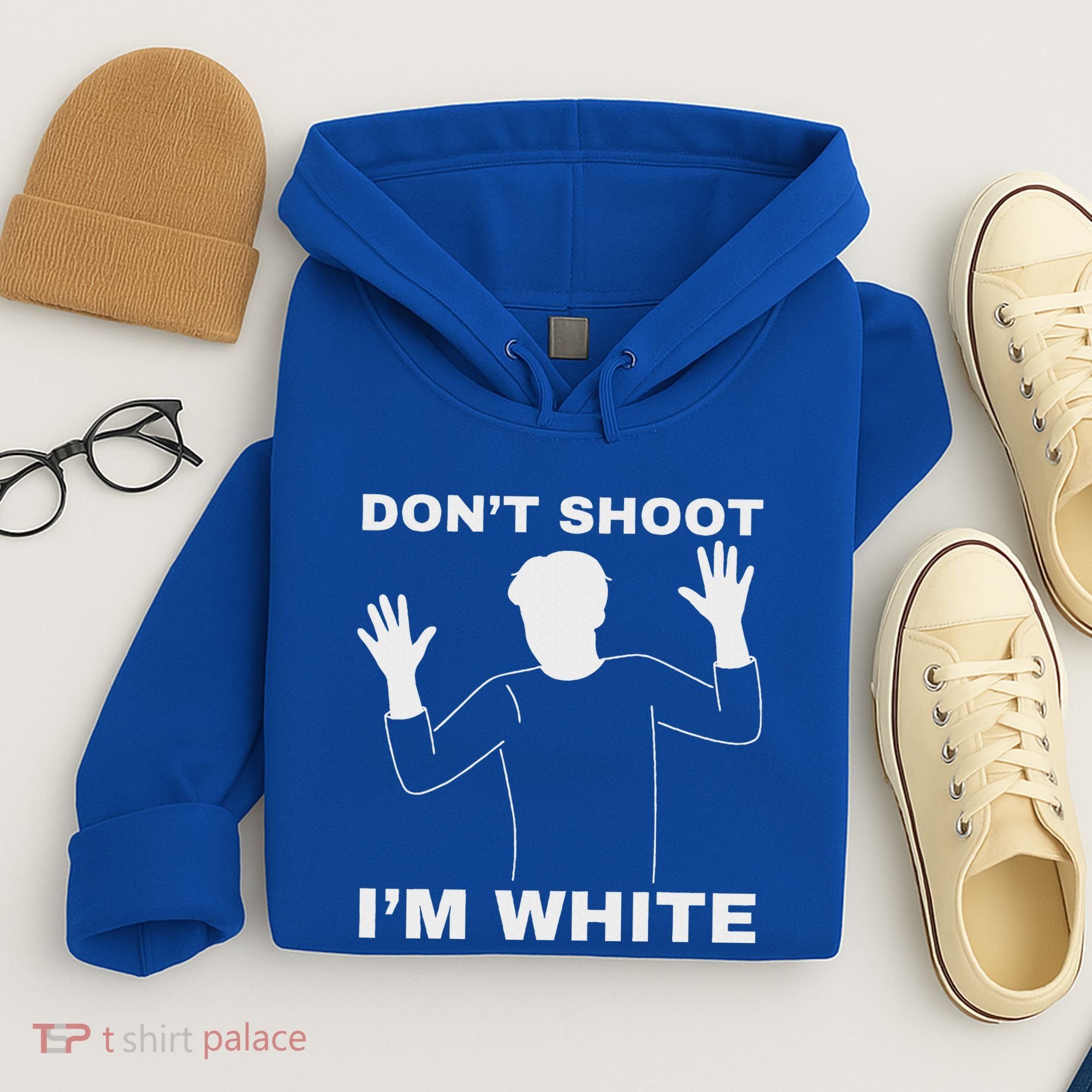 DonT Shoot IM White Hoodie