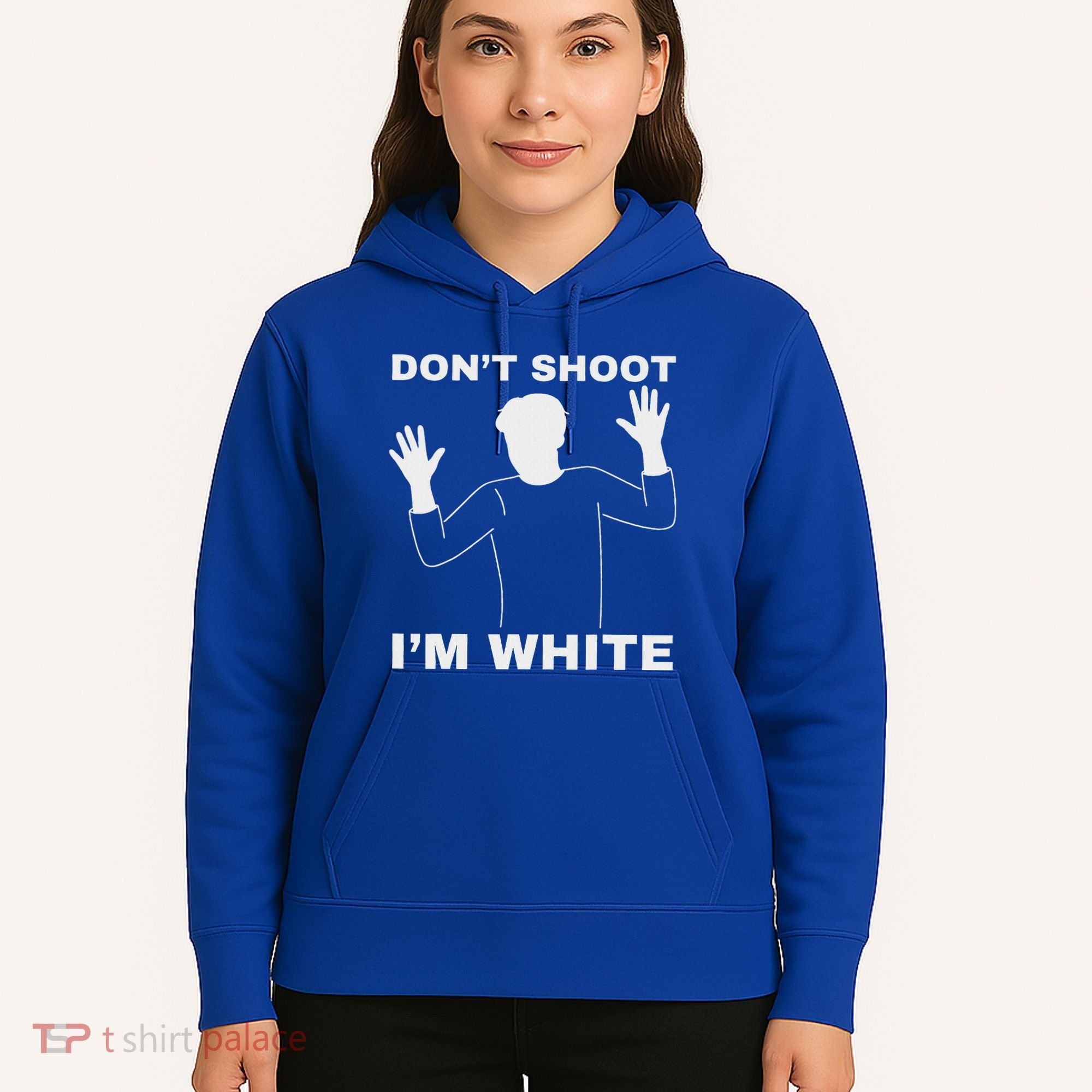 DonT Shoot IM White Hoodie
