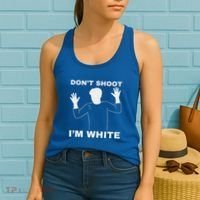 DonT Shoot IM White Women's Tank Top thumb 2