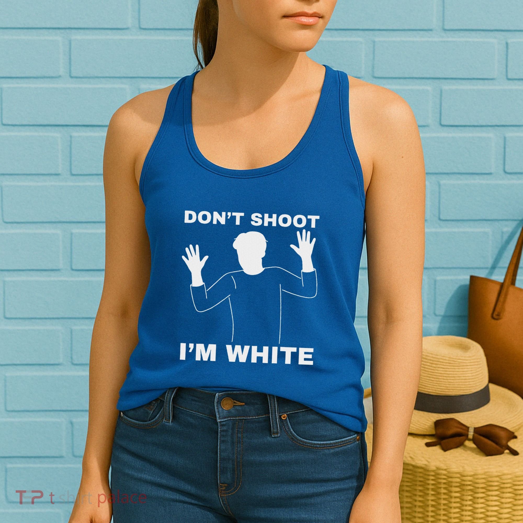 DonT Shoot IM White Women's Tank Top