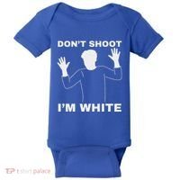 DonT Shoot IM White Baby Bodysuit thumb 0