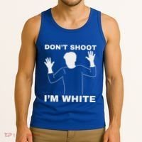 DonT Shoot IM White Tank Top thumb 3