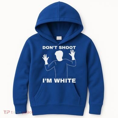 DonT Shoot IM White Kids Hoodie