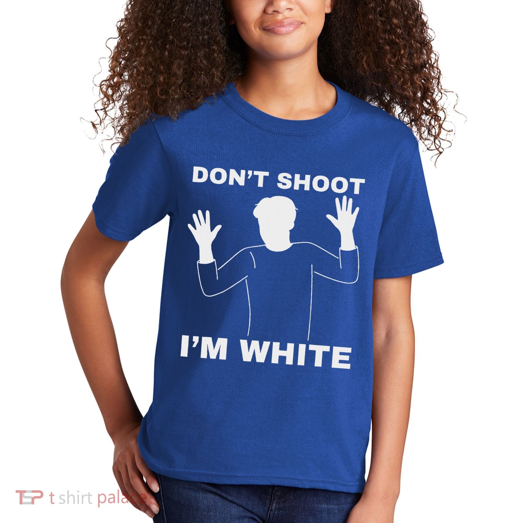 DonT Shoot IM White Kids T-Shirt