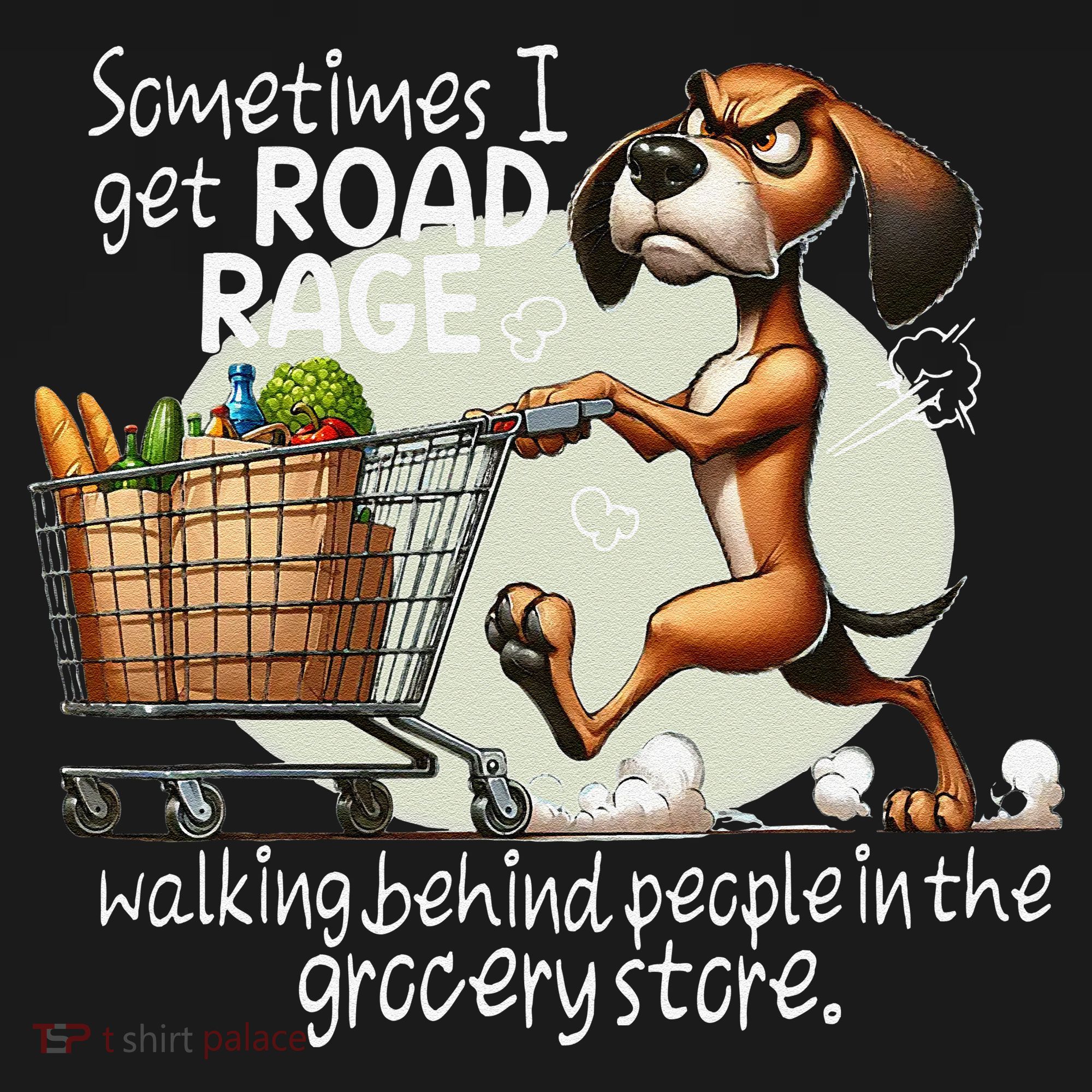 Dog Sometimes I Get Road Rage Walking Behind People Ornament