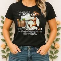 Dog Sometimes I Get Road Rage Walking Behind People Women's T-Shirt thumb 2