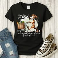 Dog Sometimes I Get Road Rage Walking Behind People Women's T-Shirt thumb 3