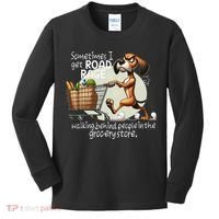 Dog Sometimes I Get Road Rage Walking Behind People Kids Long Sleeve Shirt thumb 0