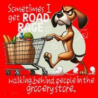 Dog Sometimes I Get Road Rage Walking Behind People Santa Hat thumb 1