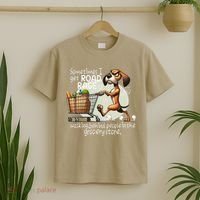 Dog Sometimes I Get Road Rage Walking Behind People T-Shirt thumb 2